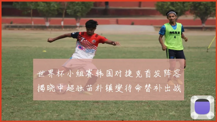 世界杯小组赛韩国对捷克首发阵容揭晓中超独苗朴镇燮待命替补出战