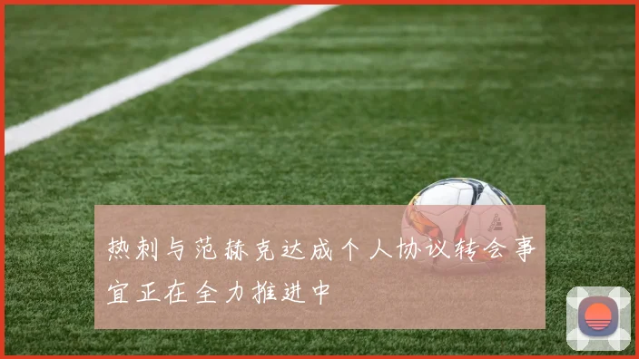 热刺与范赫克达成个人协议转会事宜正在全力推进中